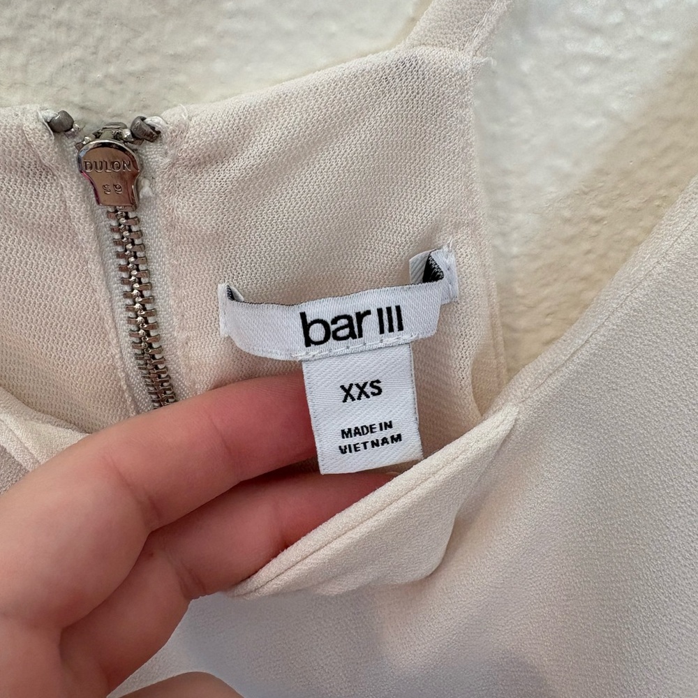 Bar III Cream Camisole Top - Picture 2 of 7